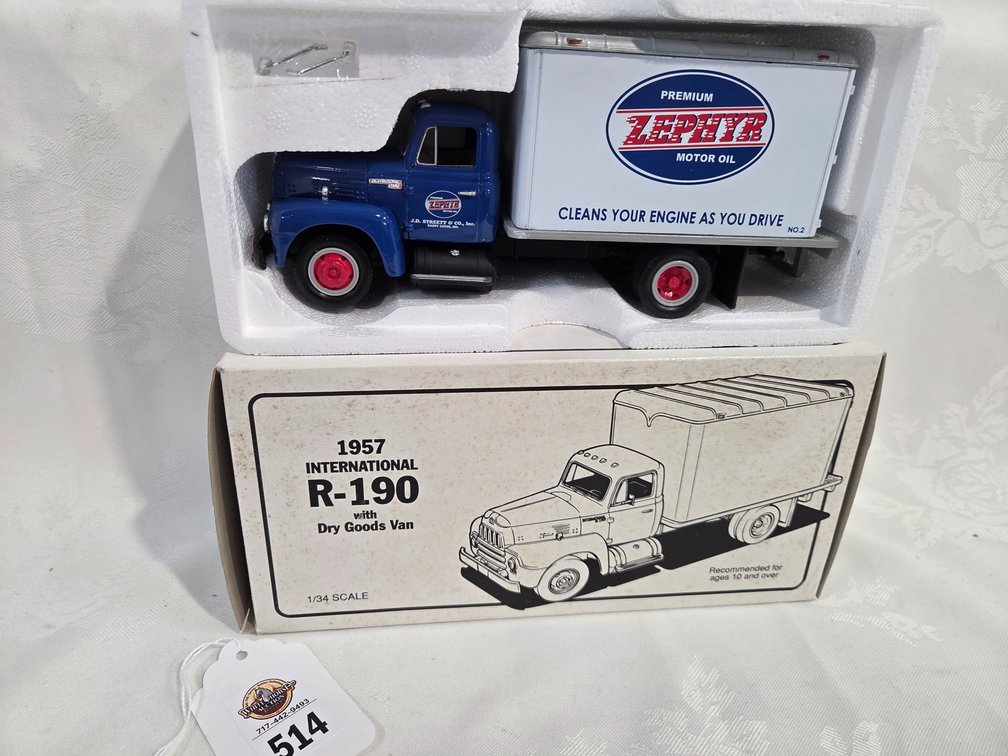 First Gear Zephyr Motor Oil Van Truck