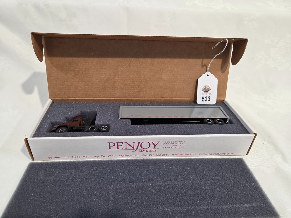 Penjoy UPS Semi Truck and Trailer