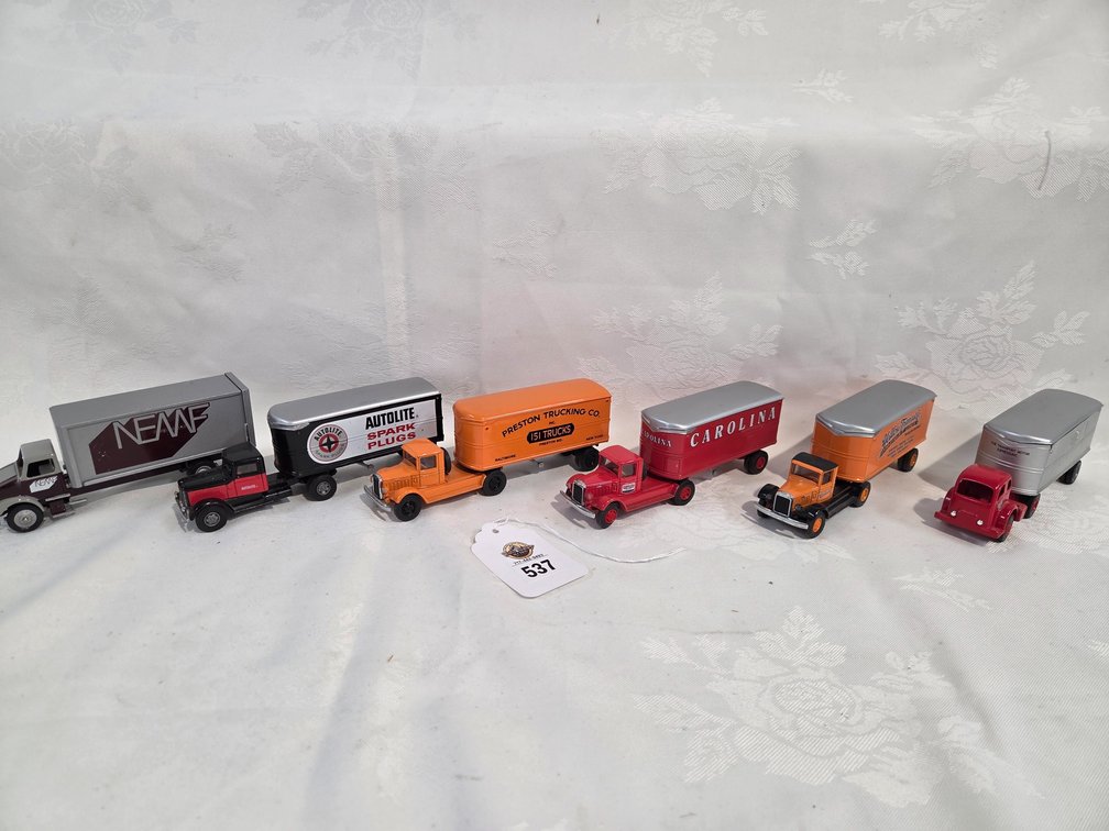 6-Assortment of Van Trucks