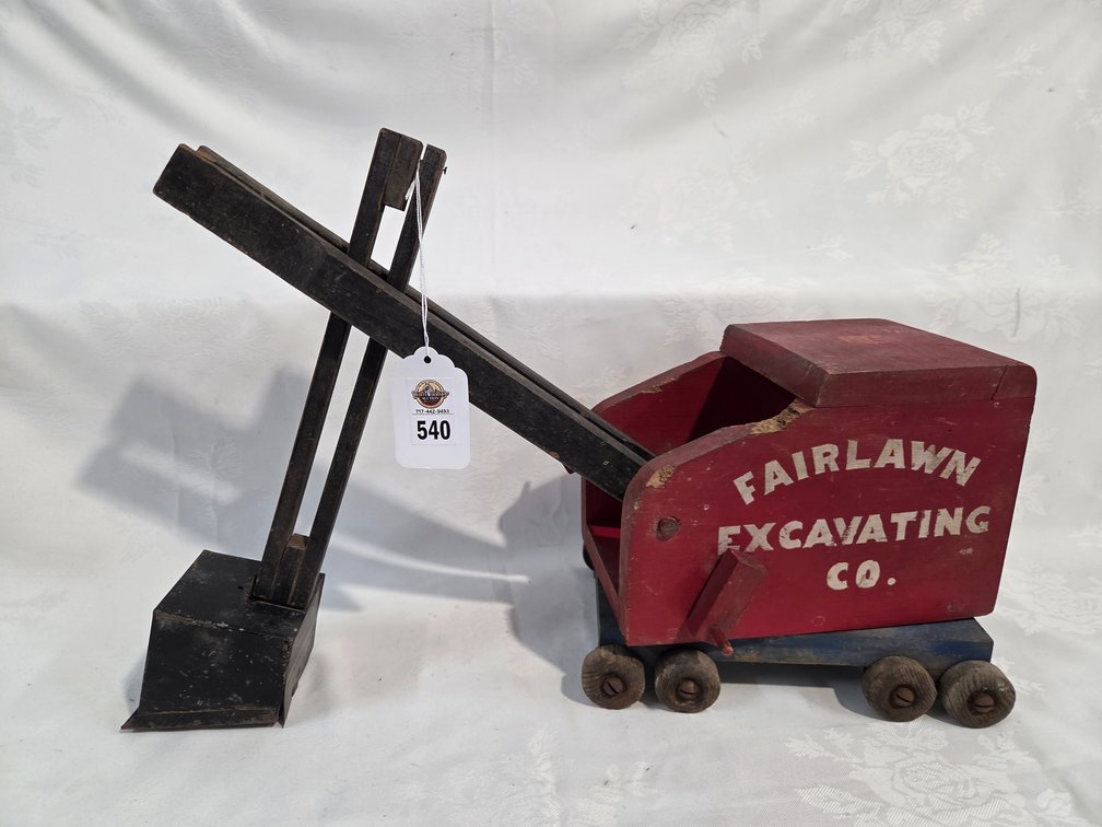 Hand Made Wooden Excavating Machine