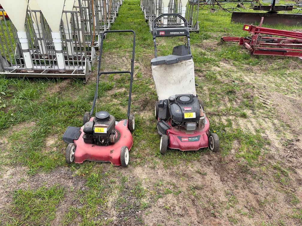2 Push Mowers, Non Running