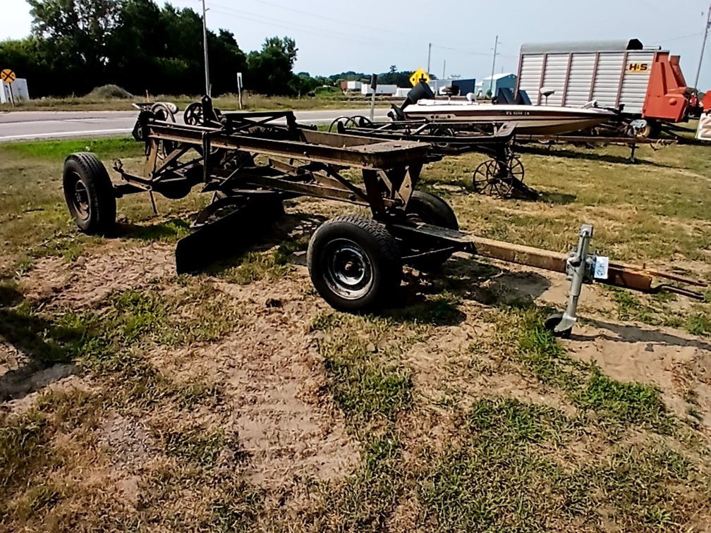 Antique Road Grader on Tires