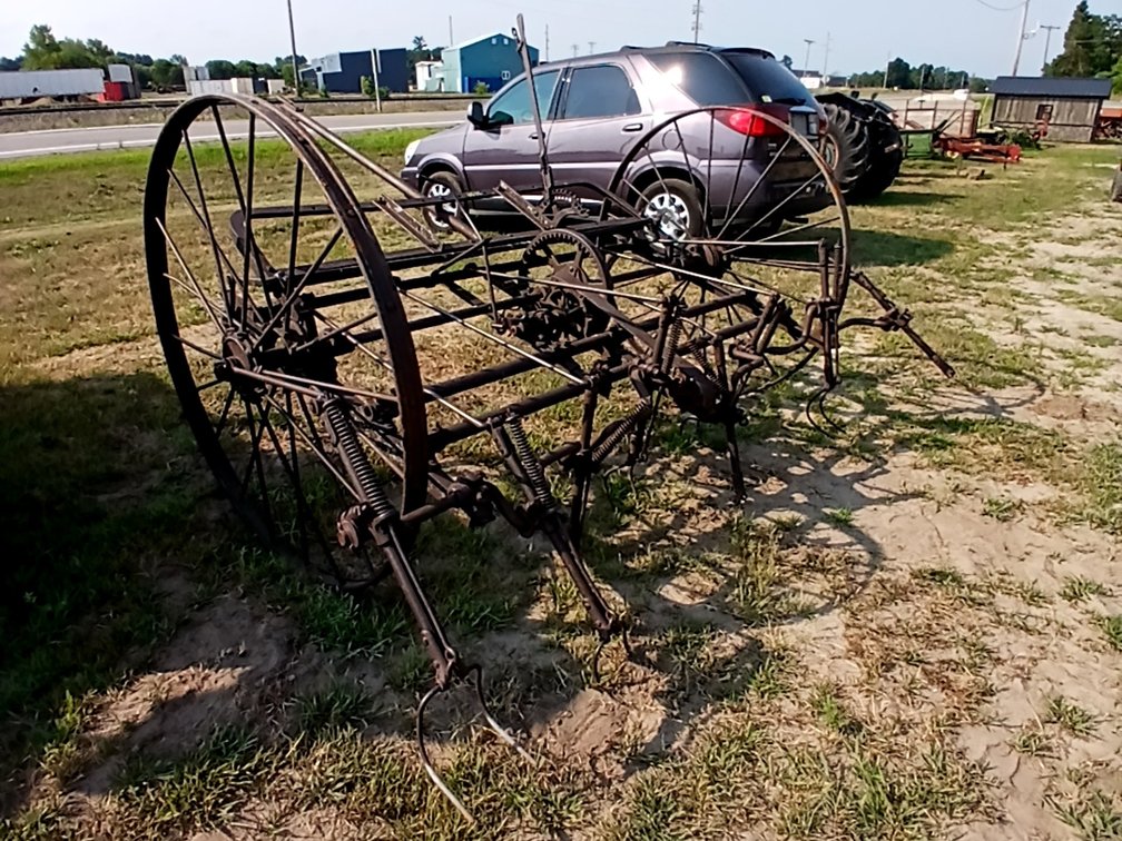Hay Tedder on Steel Wheels