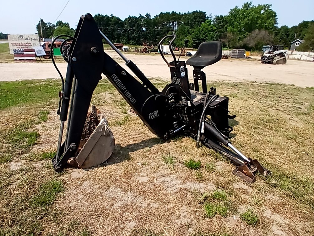 Great Bend 85I Backhoe Skidsteer Attachment