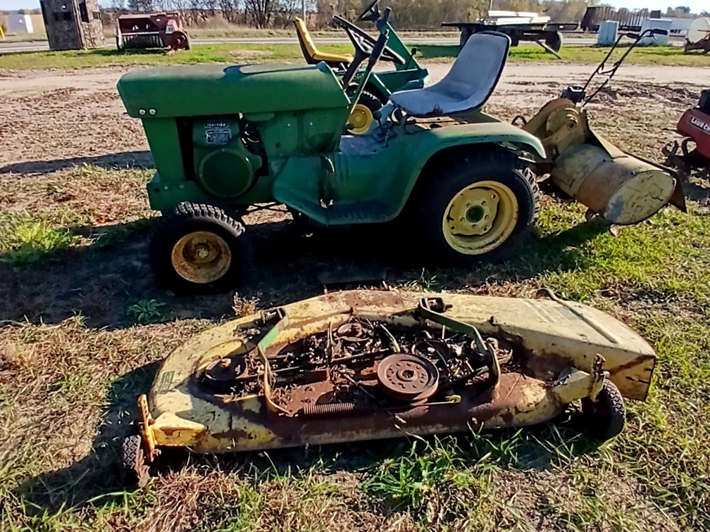 John Deere 100 Variable Speed with Tiller & Deck