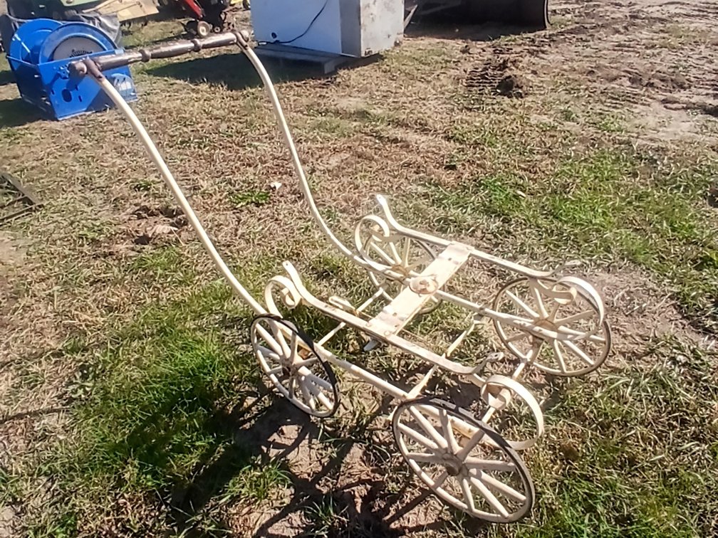 Antique Baby Buggy Frame