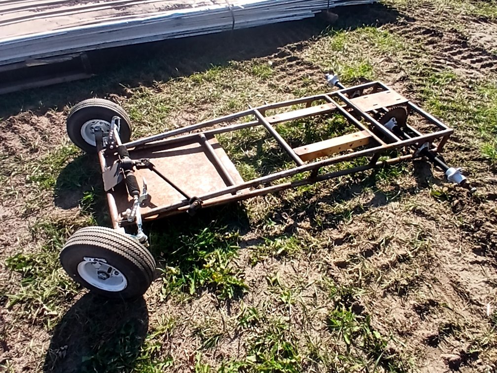 Go Cart Frame with 2 Tires