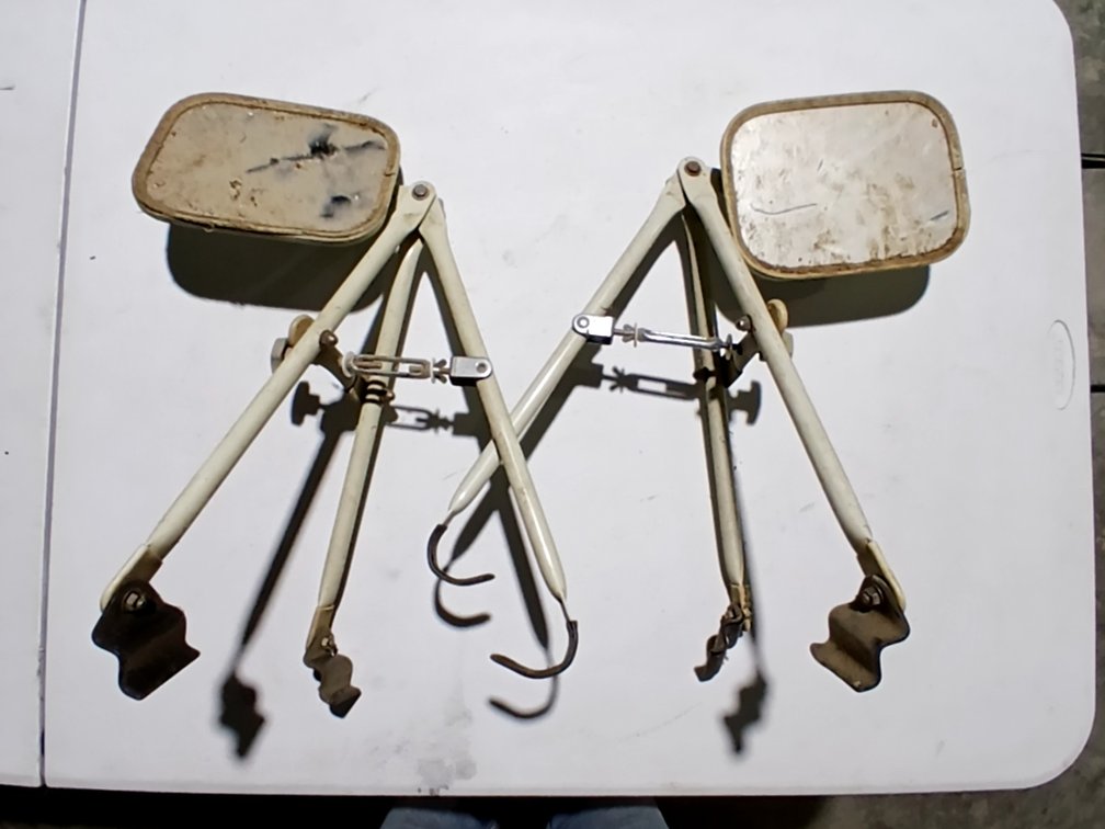 Pair of Clamp On Camper Mirrors