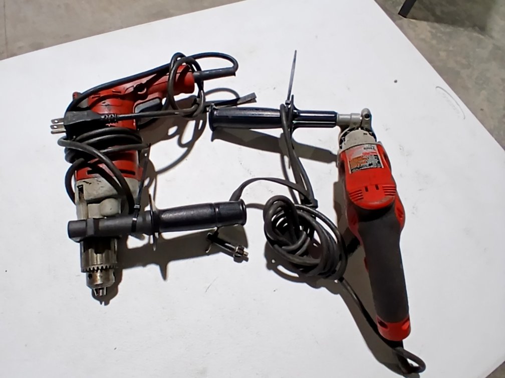 (2) 1/2" Milwaukee Drills