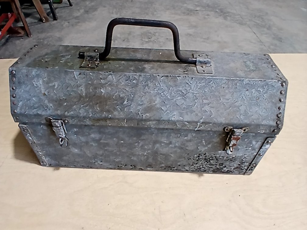 Vintage Metal Toolbox