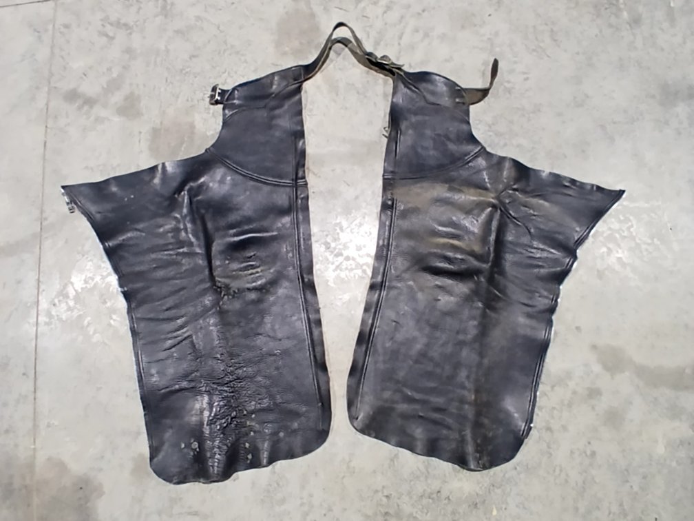 Women's Leather Riding Chaps, Unknown Size