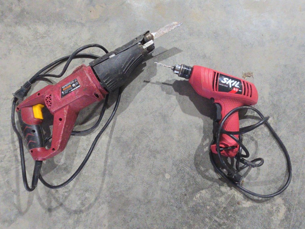 Reciprocating Saw and Drill