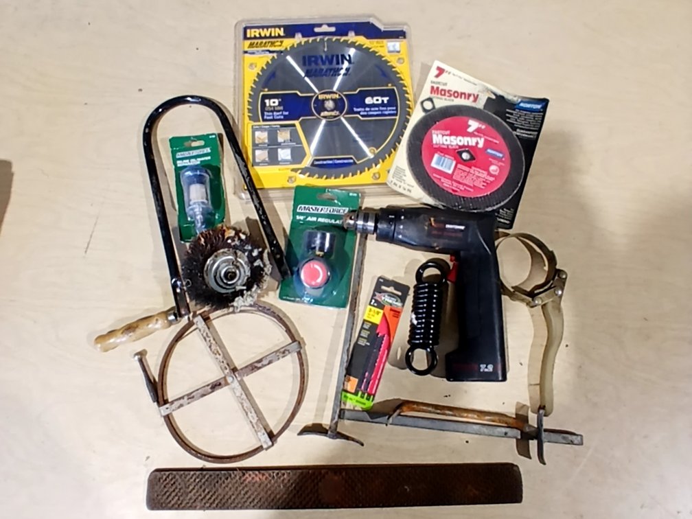 Saw Blade; Craftsman Drill, File & Misc