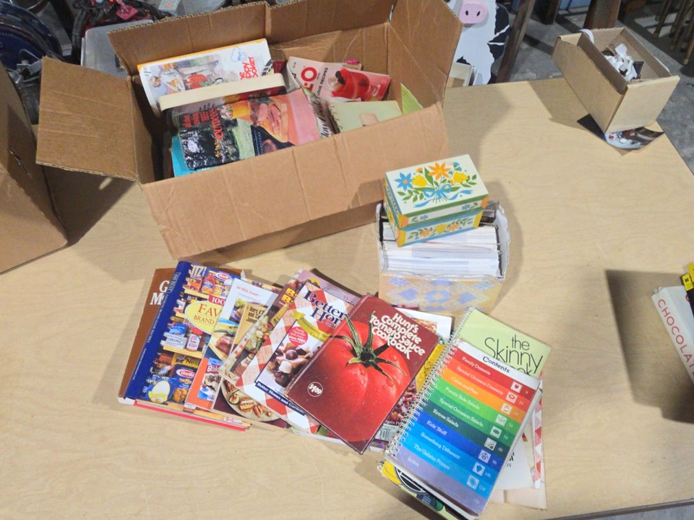 Box of Recipie Books