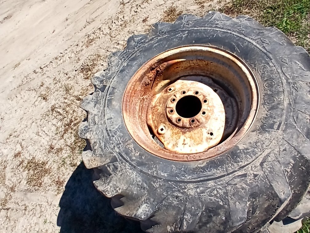 2 Goodyear 18.4 - 26 Tires & Rims