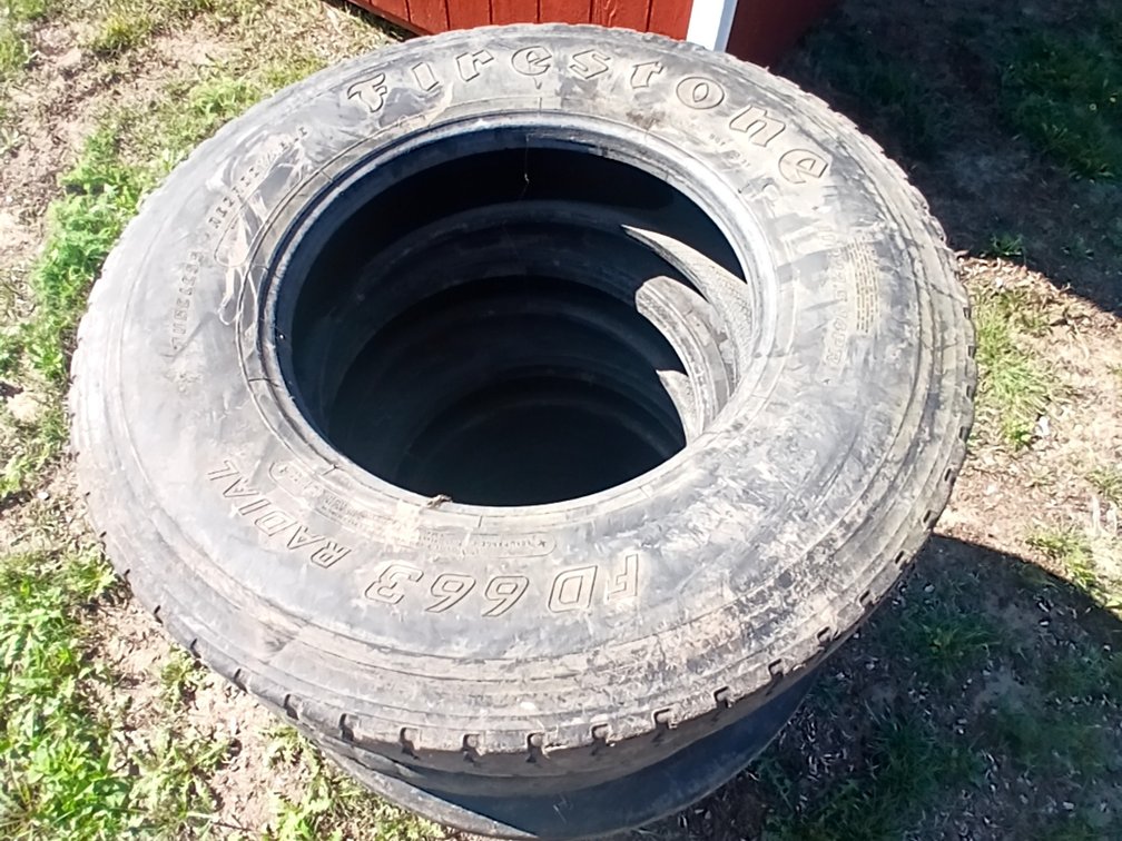 5 Firestone 11R22.5 14 PR Tires