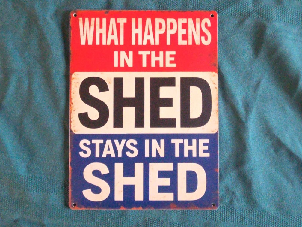 Shed Wooden Sign