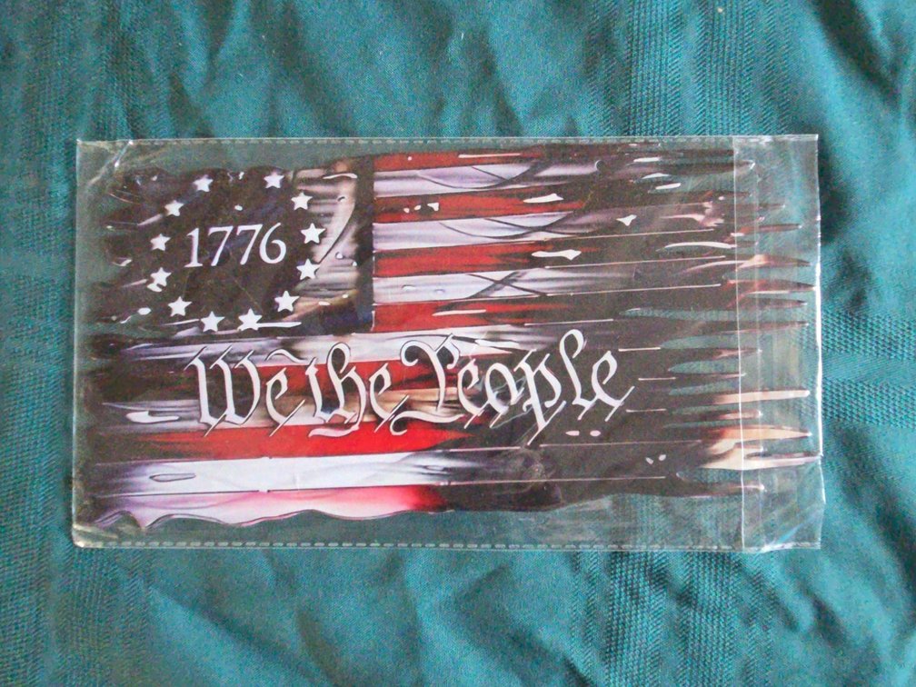 We the People Metal Sign