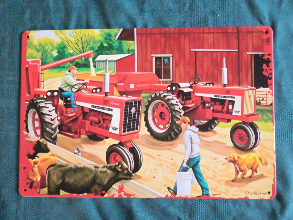 Farmall Metal Sign