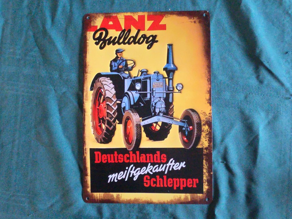 LANZ Metal Sign
