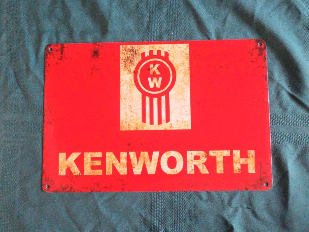 Kenworth Metal Sign