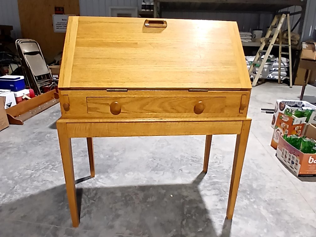 Oak Secretary Desk 36" x 20" x 42"