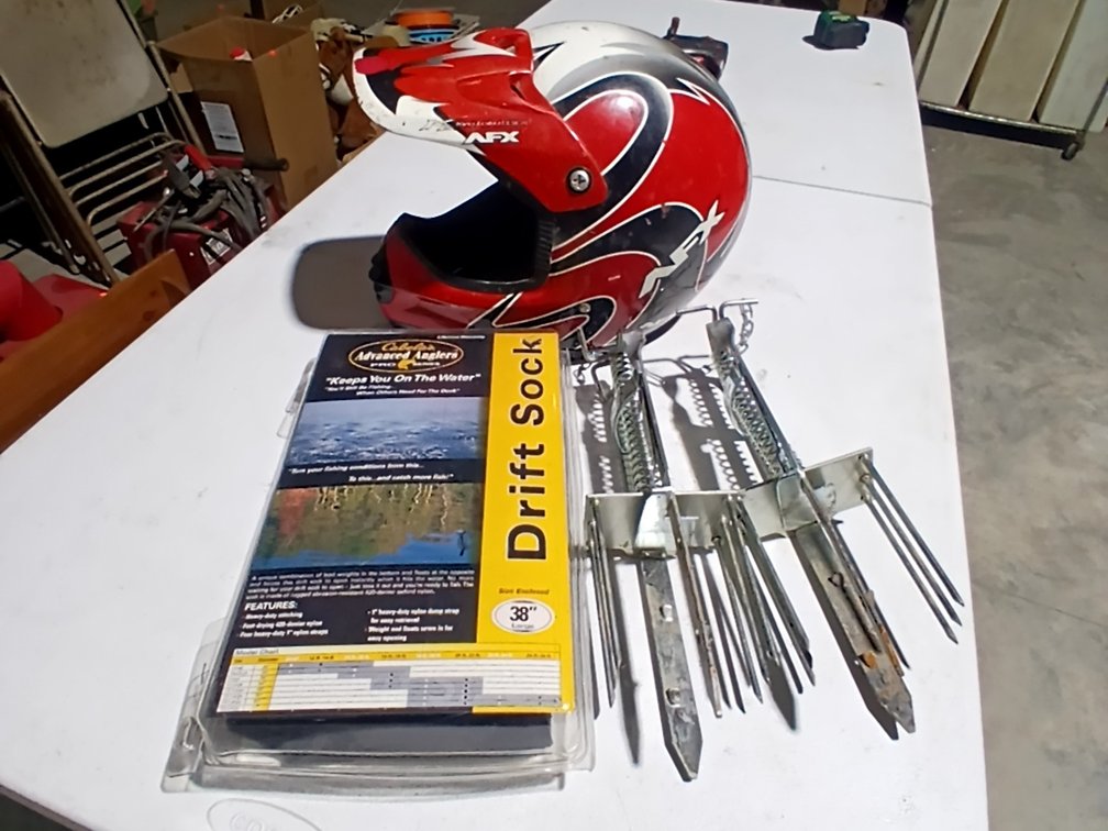 38" Drift Sock, Small 7 - 7 1/8" Helmet & 2 Mole Traps