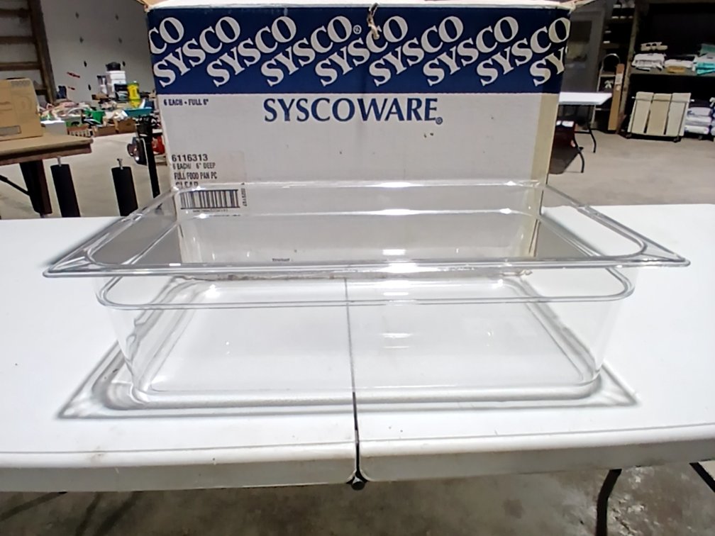 6 6" Deep Full Pans, New in Box