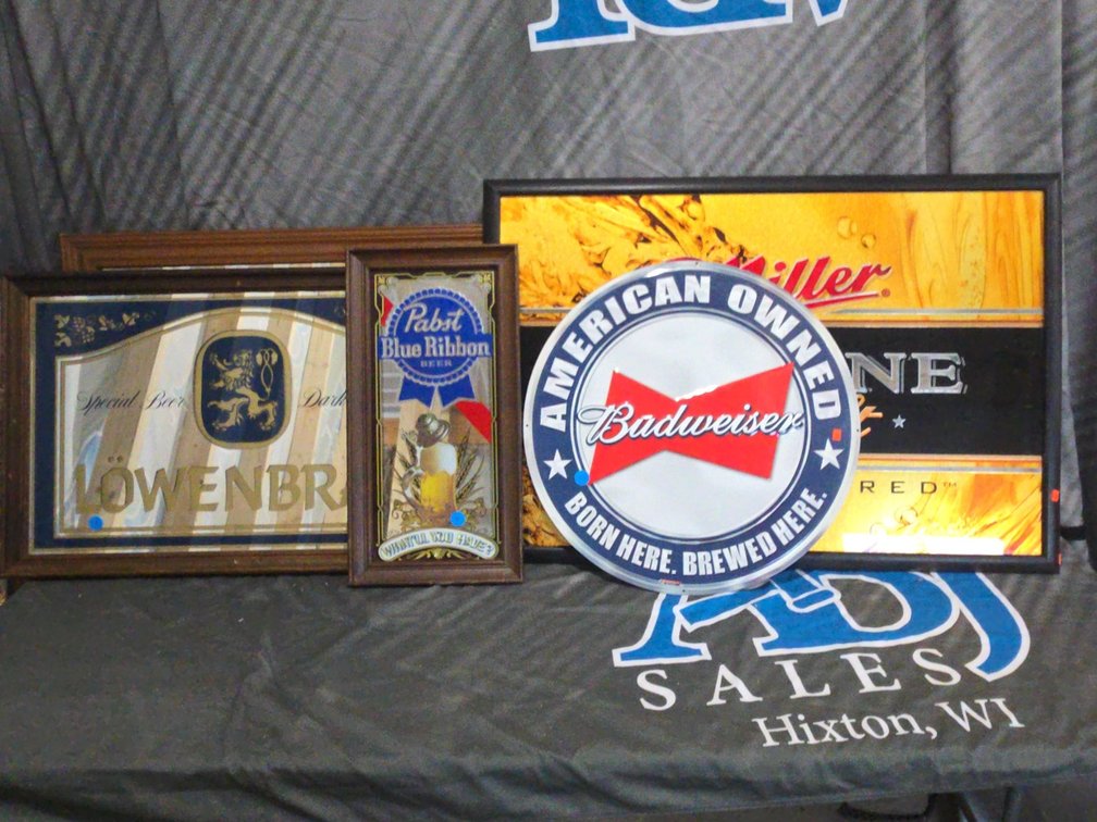5 Beer Signs/Mirrors