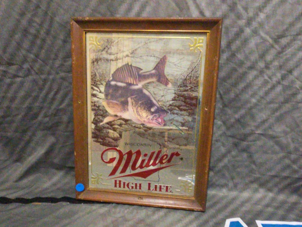 High Life Fish Mirror
