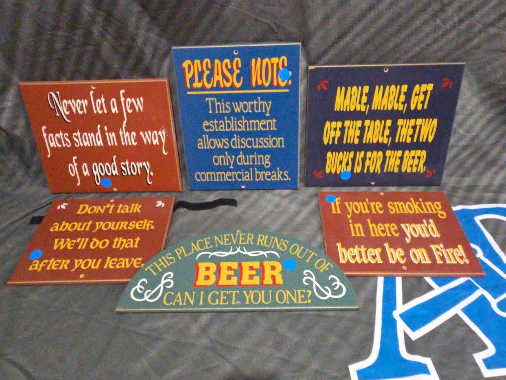 Misc Wooden Signs