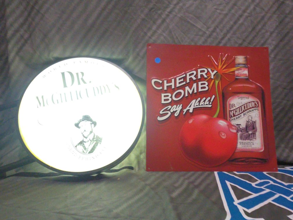 Dr. Gillicuddy's Light and Metal Sign