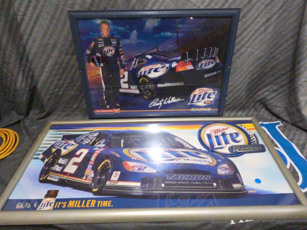 2 Rusty Wallace Signs