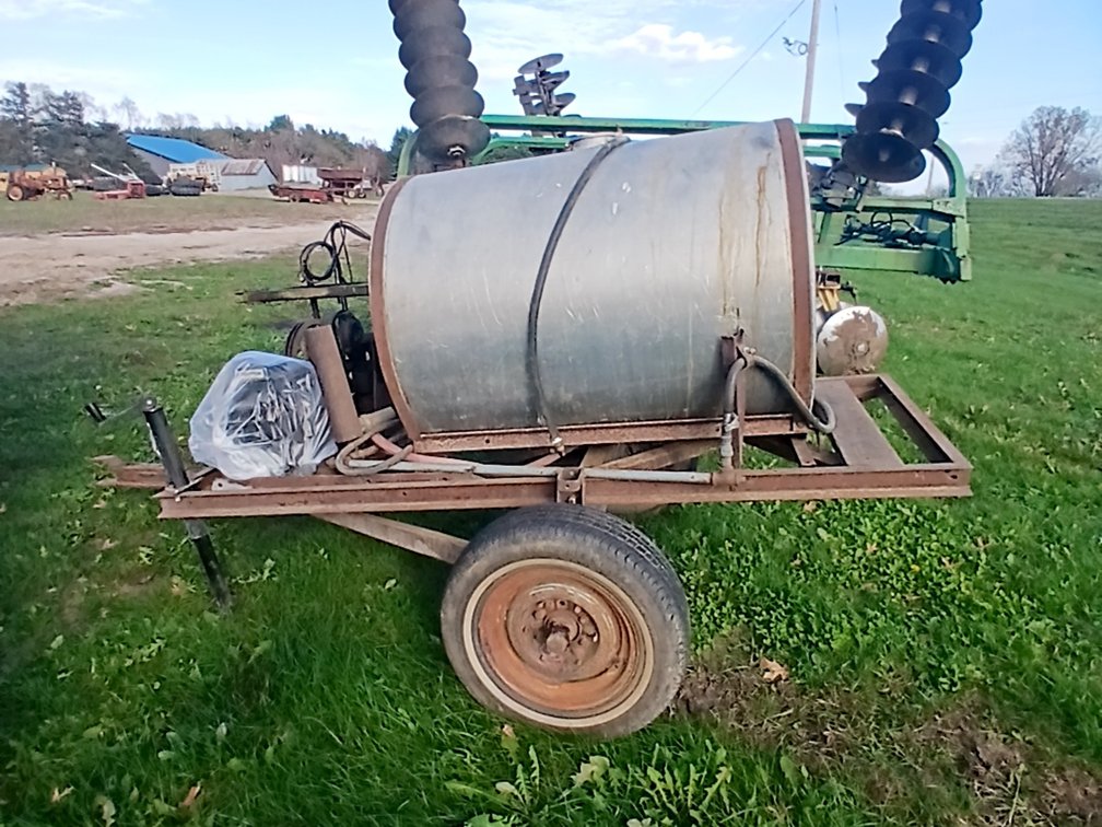 John Dean Antique High Pressure Pump & Stainless Tank