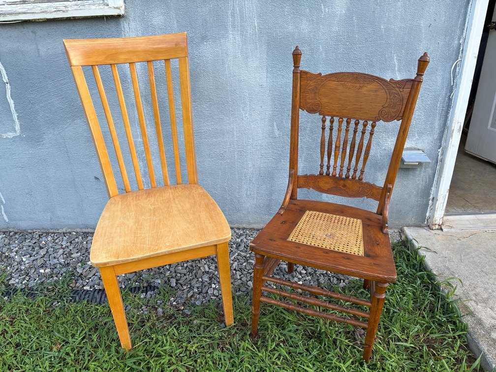 Lot of 2 Misc Chairs