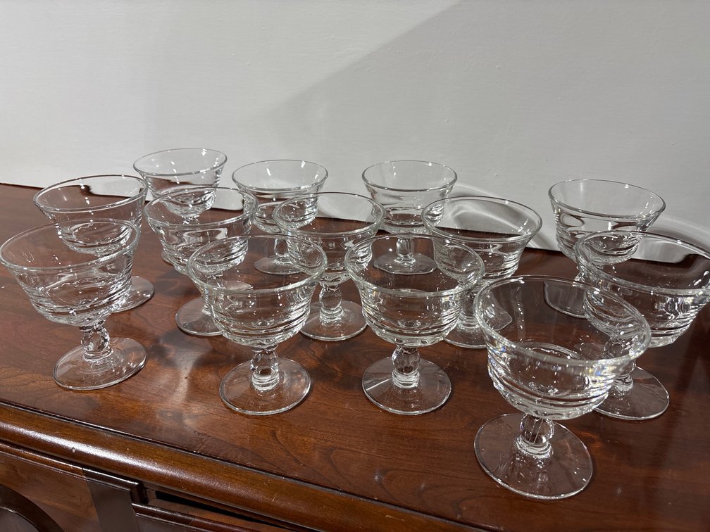 Lot of Dessert glasses