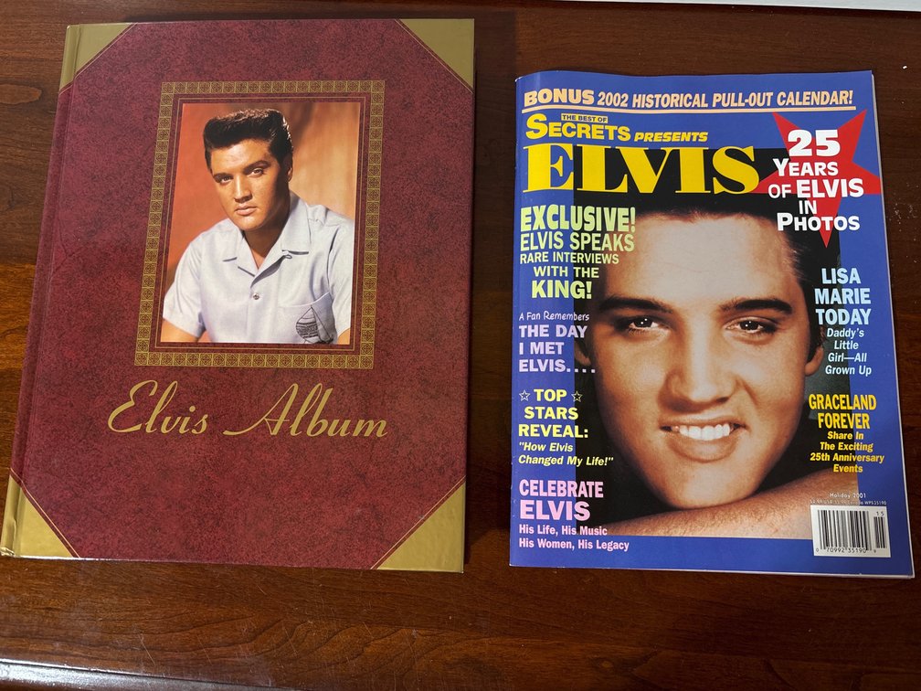 Elvis book and Magazine