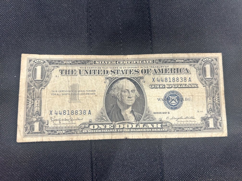 Series 1957 B $1 Silver Certificate Banknote
