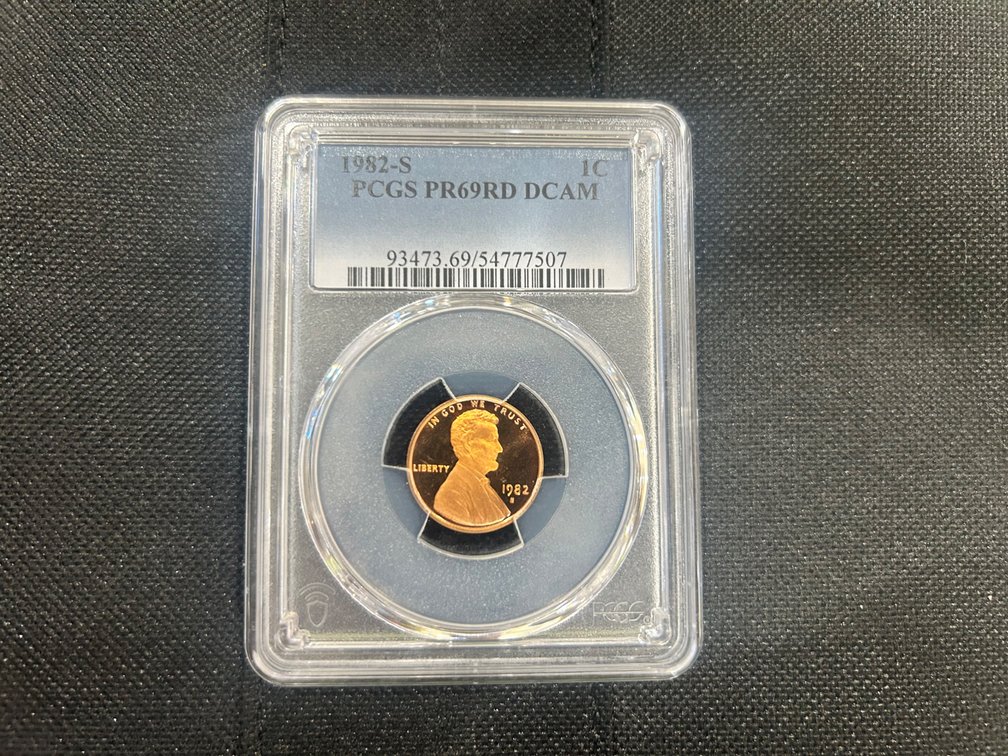 PCGS PR69RD DCAM 1982-S Lincoln Memorial Cent