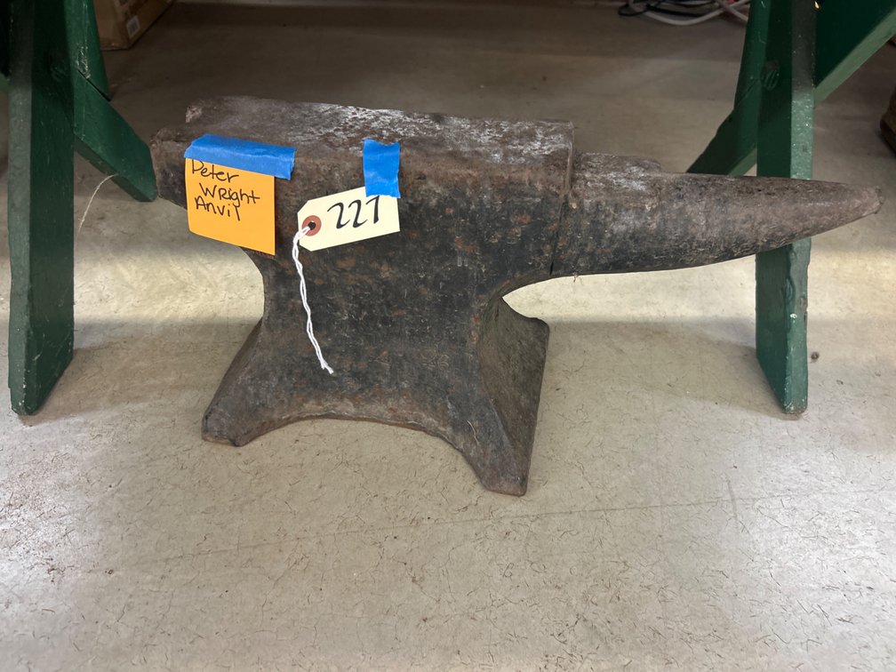 Peter Wright Blacksmith Anvil with Horn and Flared Base