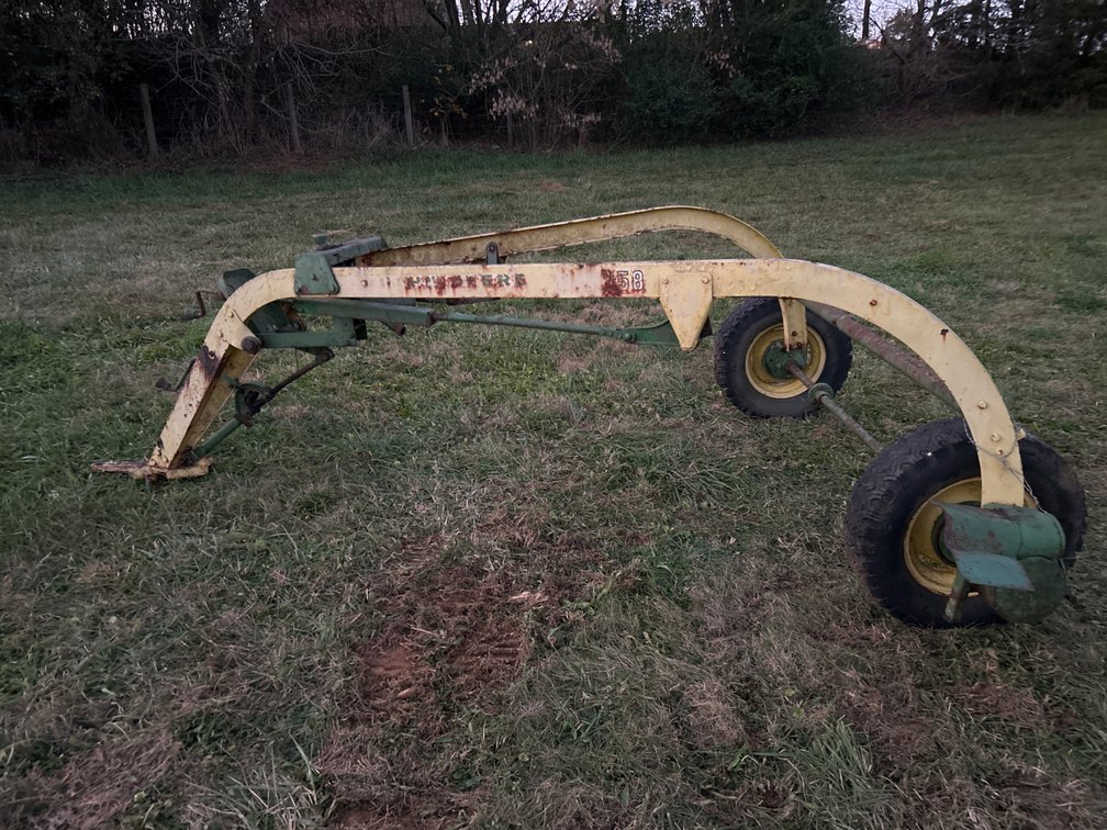 John Deere rake Frame