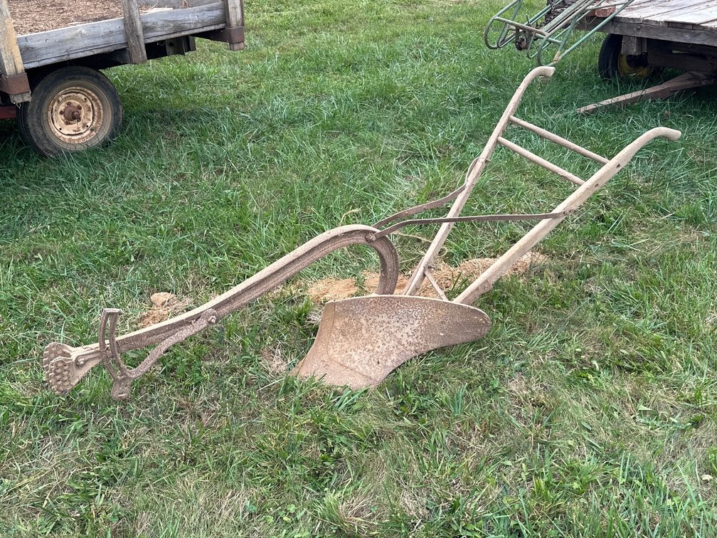Vintage horse drawn plow