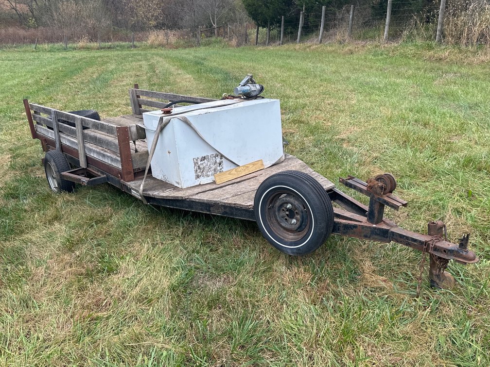 Homemade dump trailer