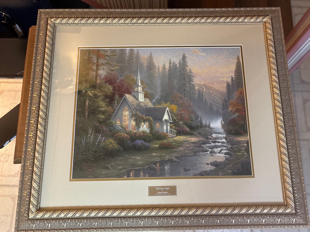 The Forest Chapel by Thomas Kinkade 