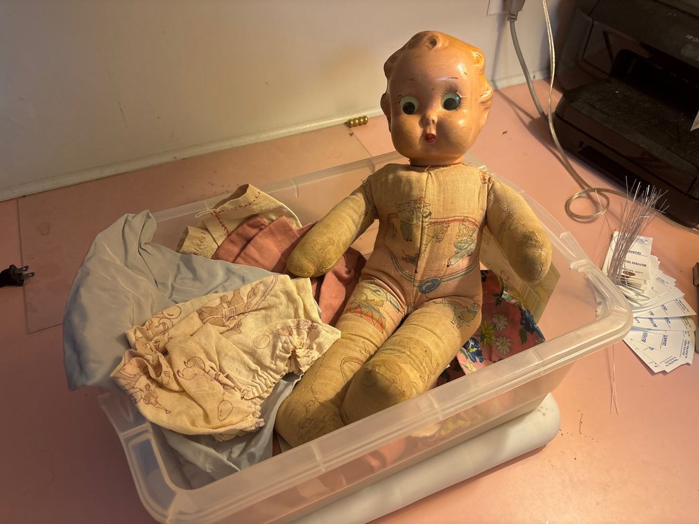 Vintage Googly eye doll