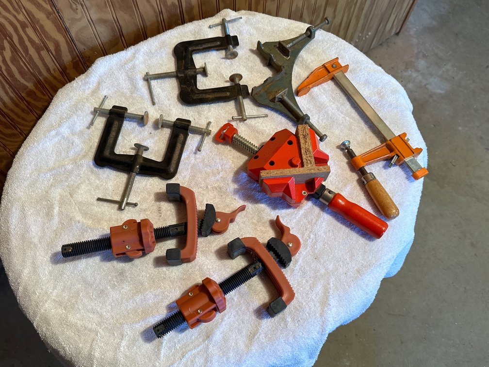 Lot of Assorted clamps