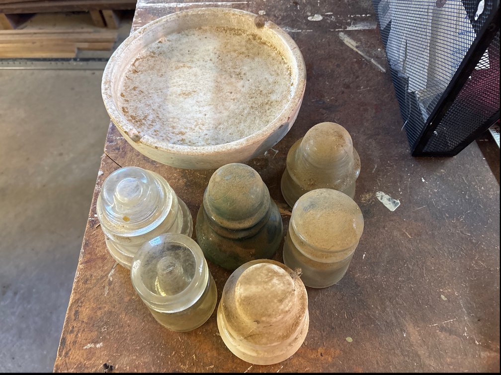 Insulators and large cigarette tray