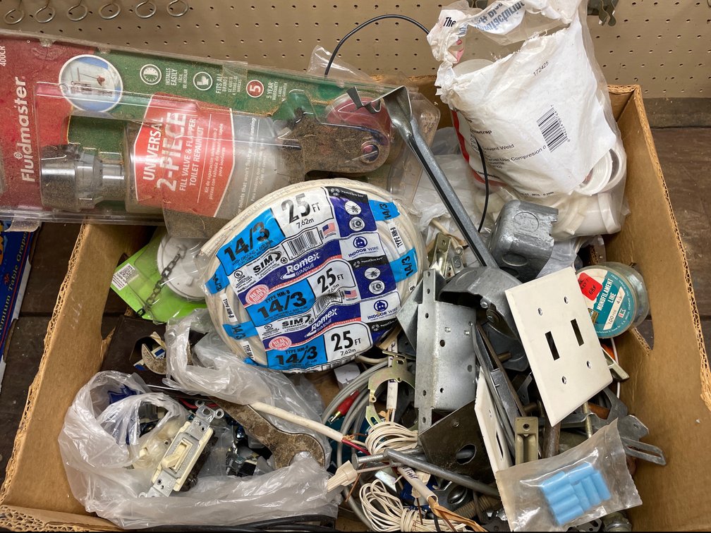 Lot of misc electrical supplies and more