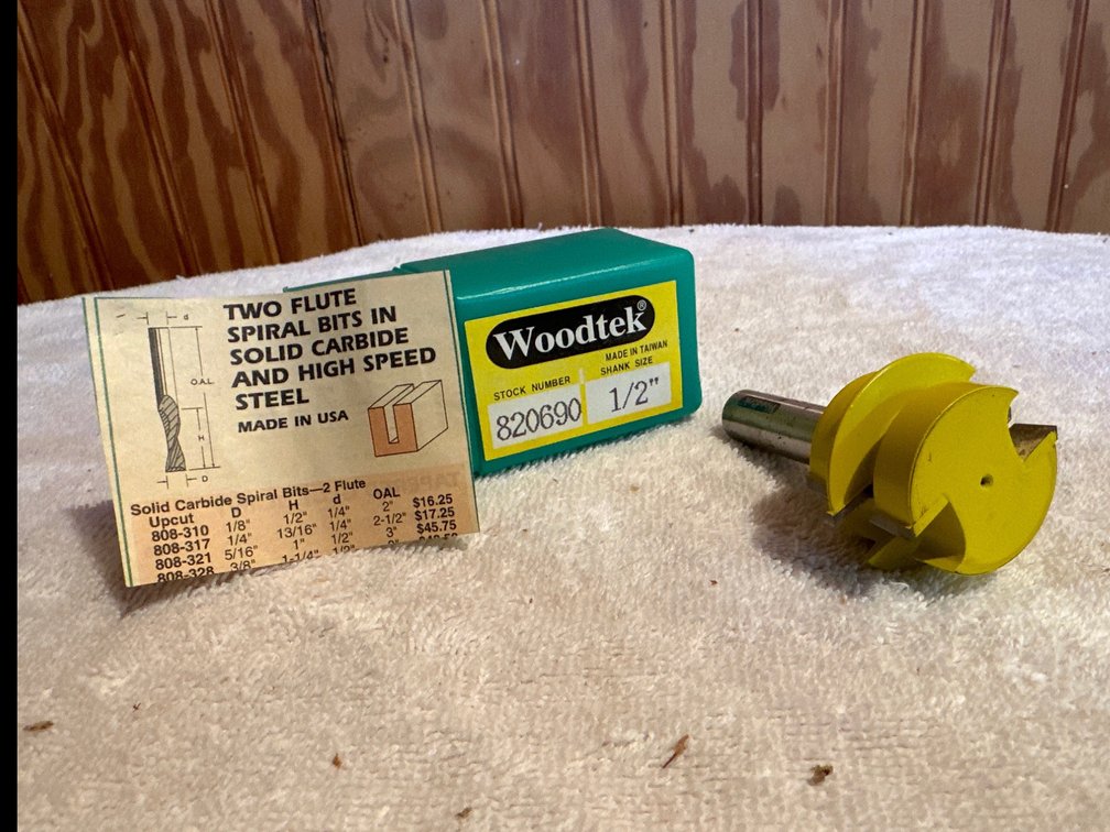 Woodtek 820690 router bit