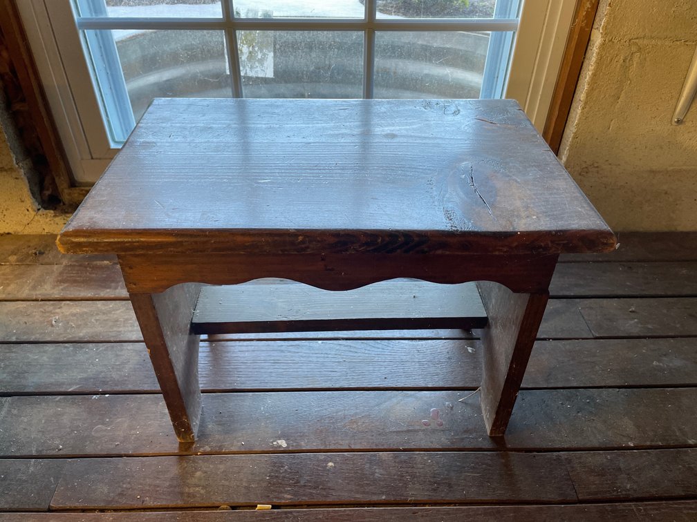 Wooden stool